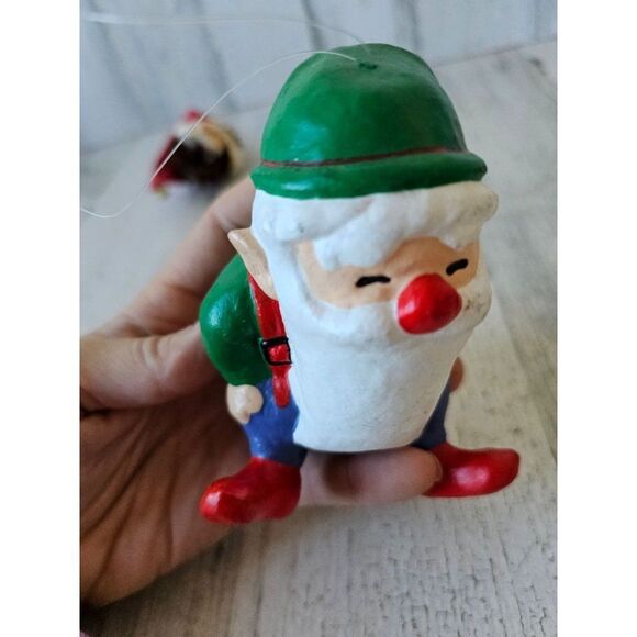 Dept 56 vintage Santa ornament elf tree decor - Picture 5 of 8